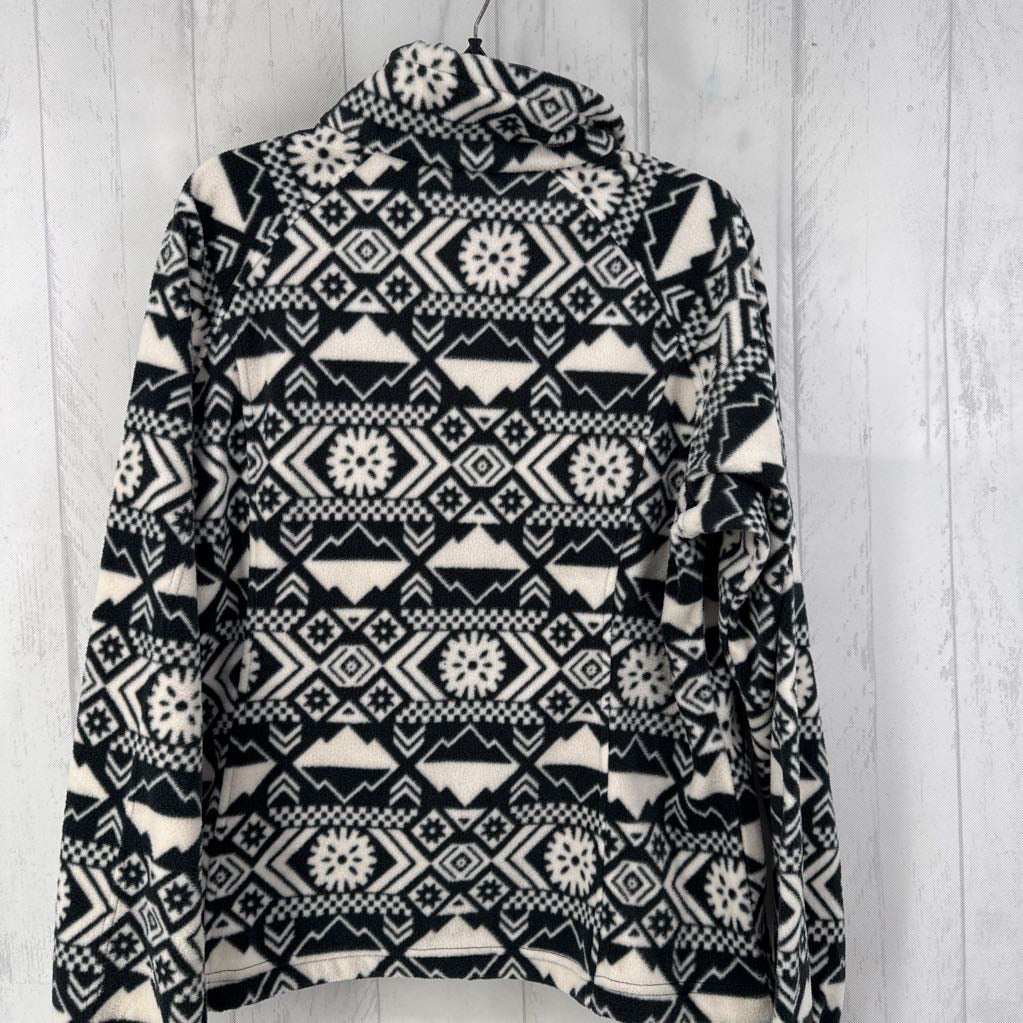 XL print fleece jacket