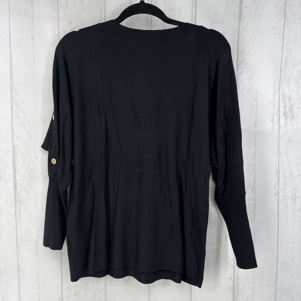XL button slv sweater