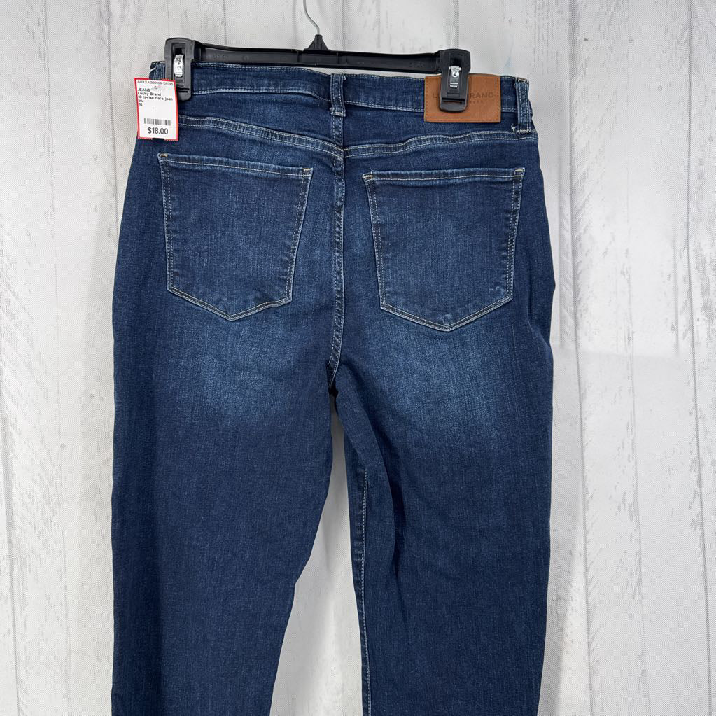 10 hi-rise flare jean