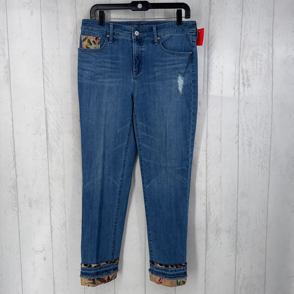 6T slim leg ankle jean