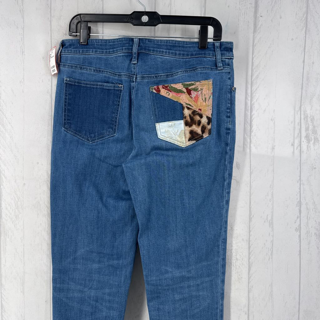 6T slim leg ankle jean