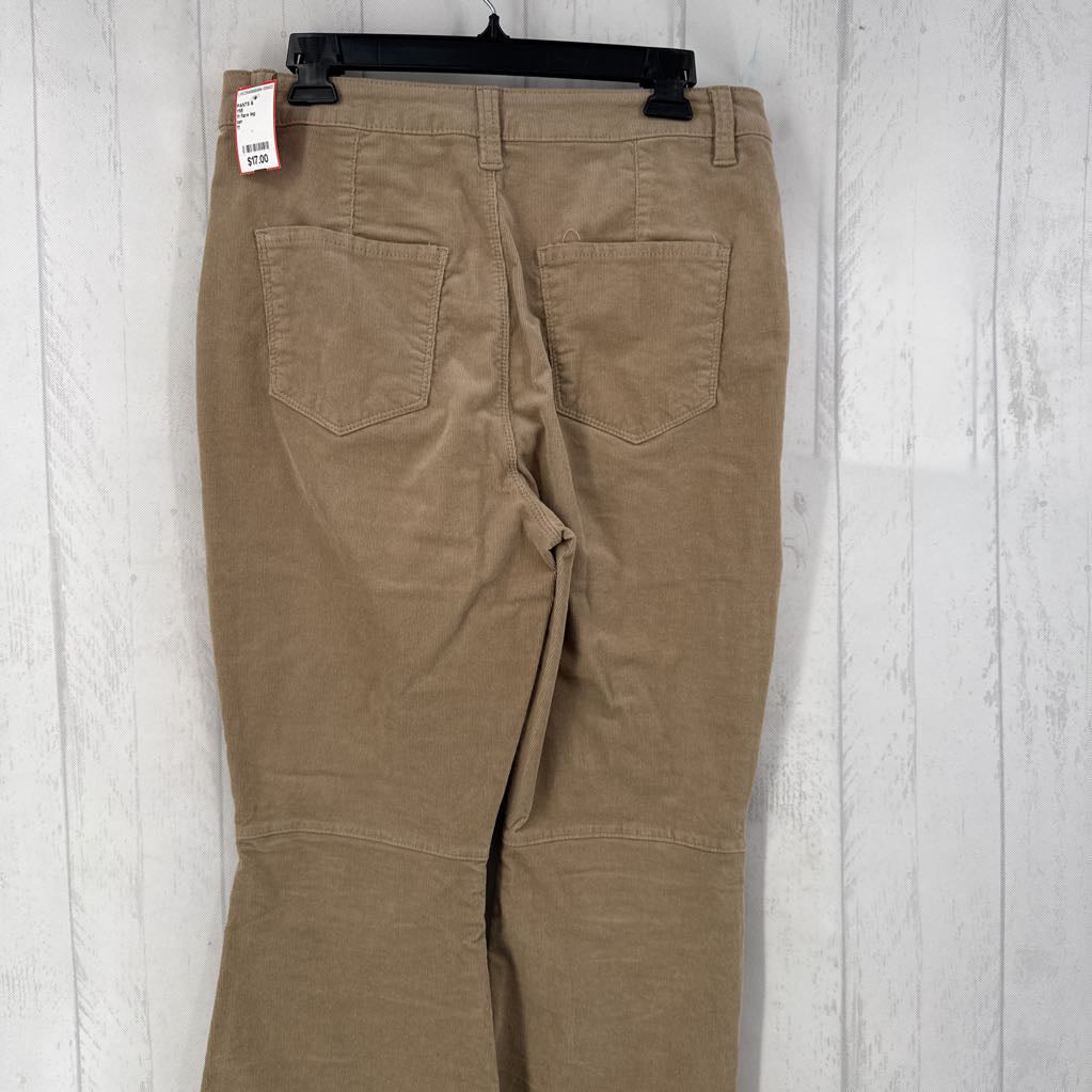 11 flare leg corduroy pants