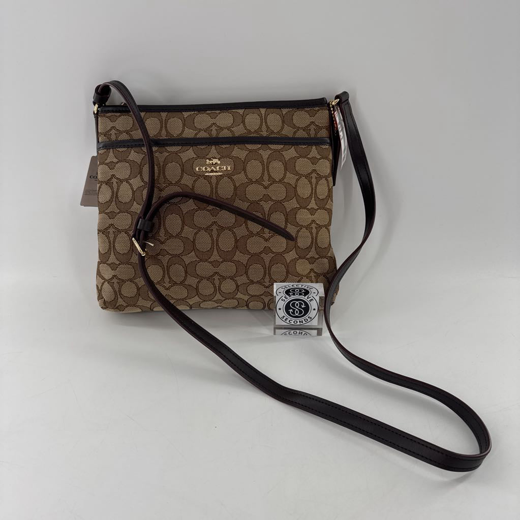 R198 signature logo crossbody