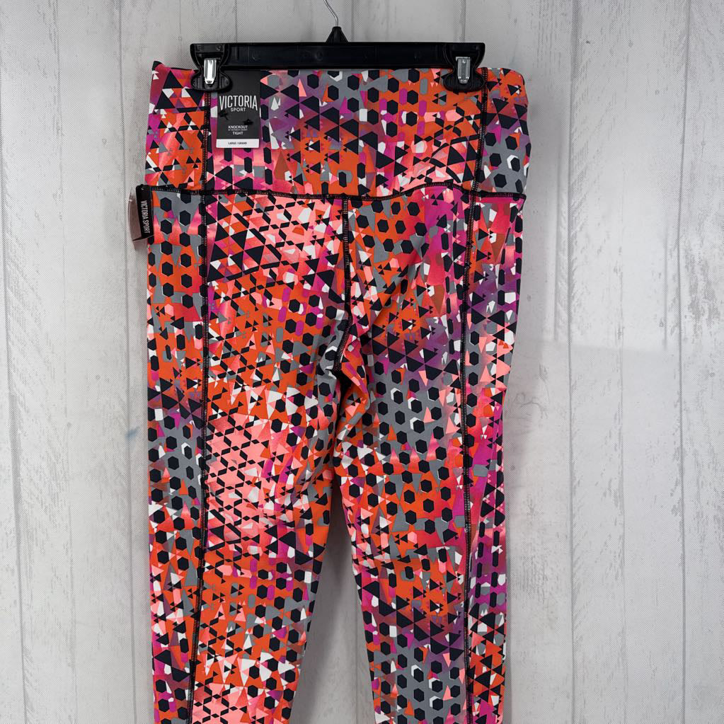 R90 L printed hi-rise leggings