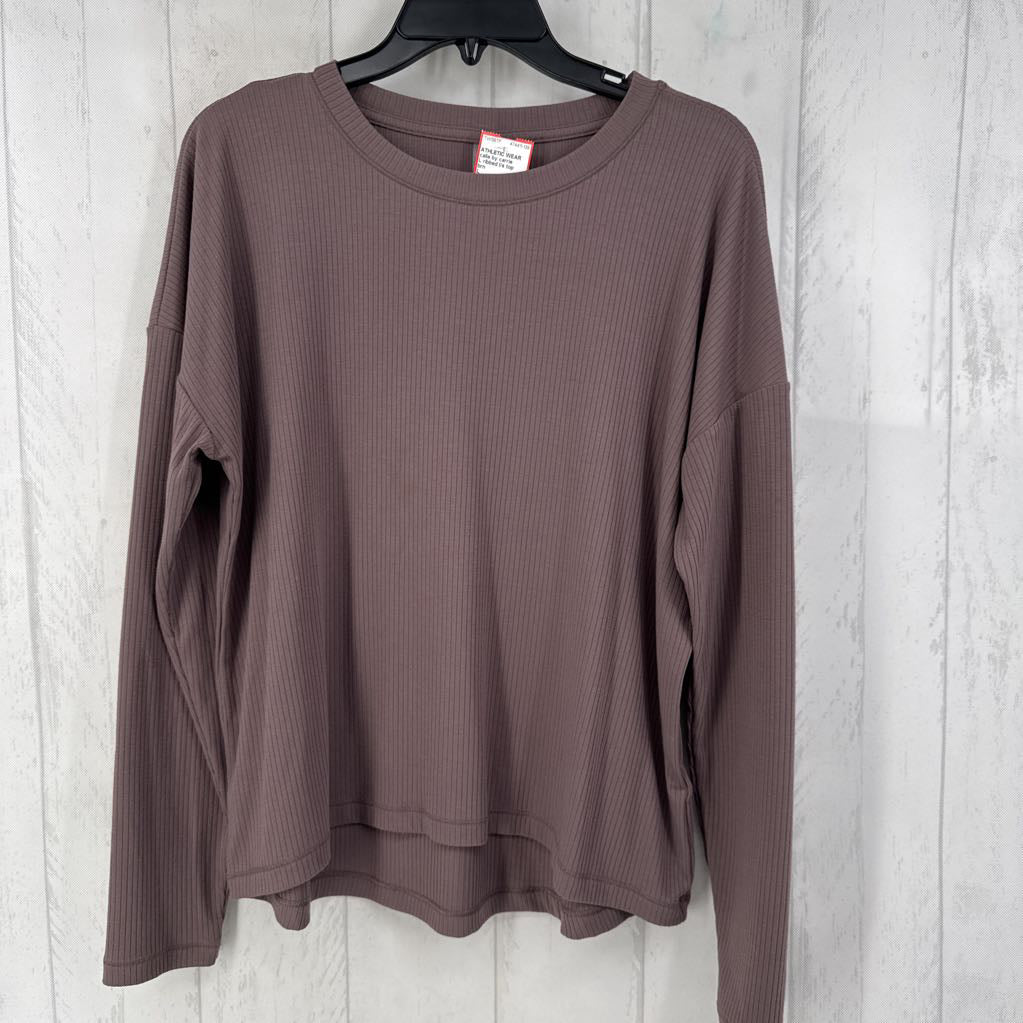 L ribbed l/s top