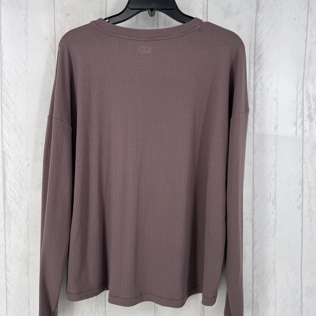 L ribbed l/s top