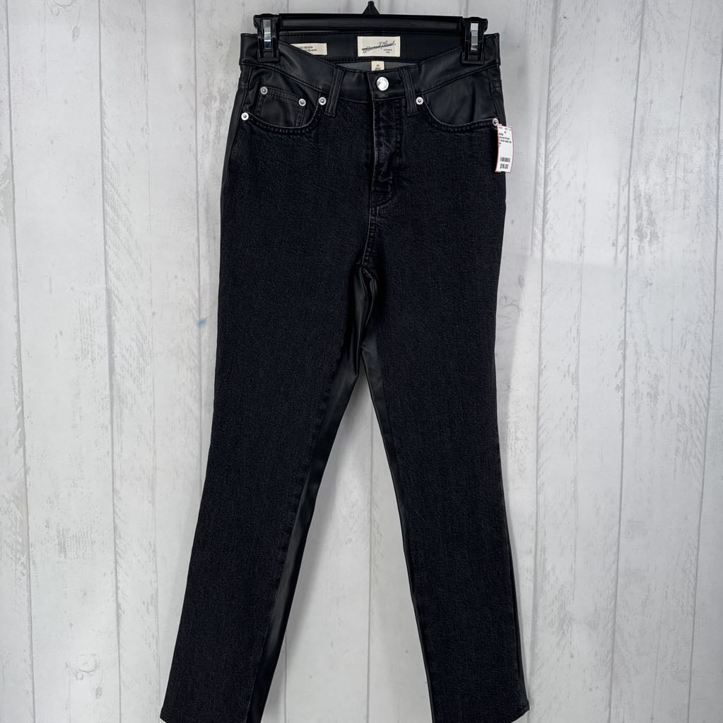 2 mixed media mid-rise 80s slim jean