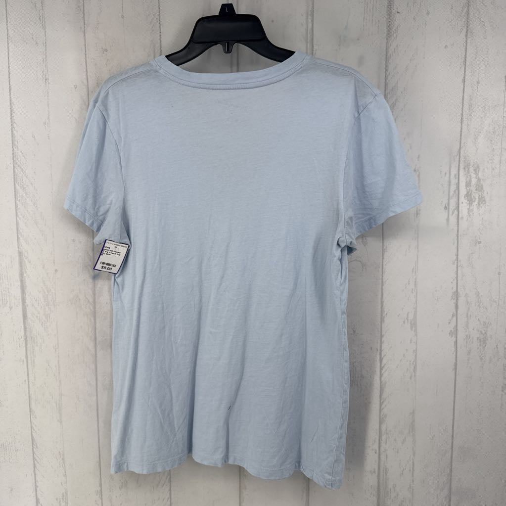 M s/s v-neck top