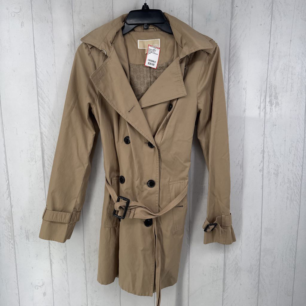 S double breasted trench coat