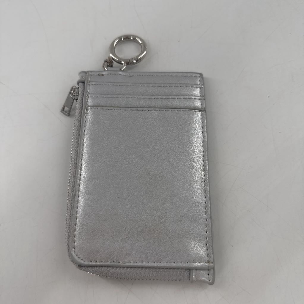 woven vegan leather keychain/wallet