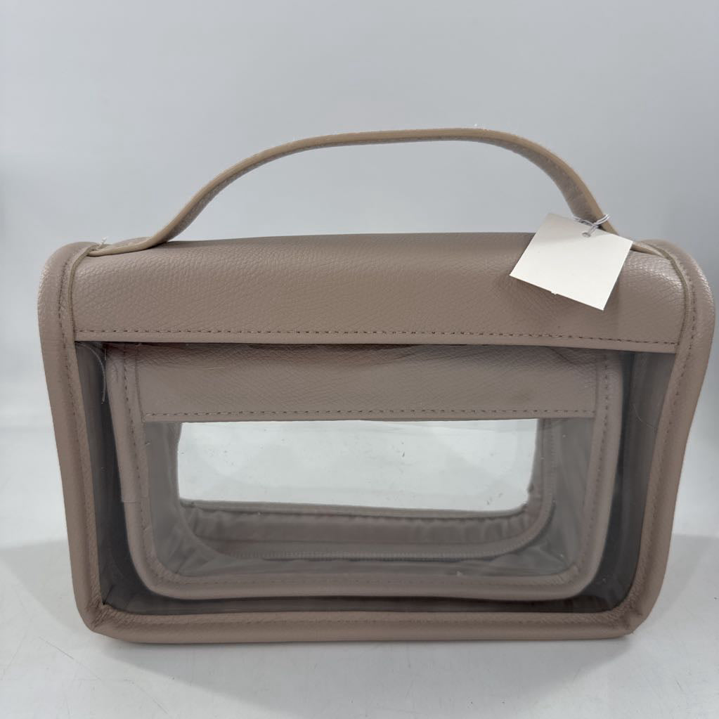 2Pc cosmetic case set-taupe