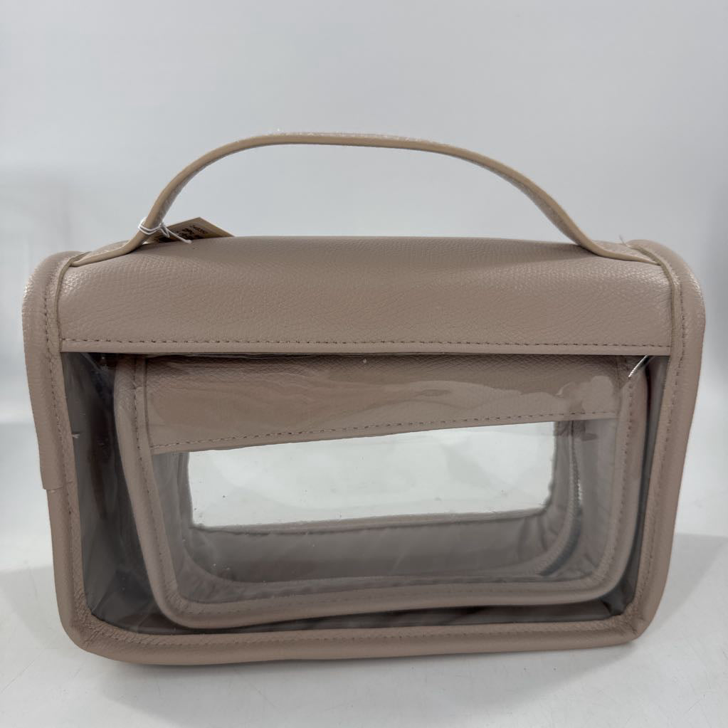 2Pc cosmetic case set-taupe