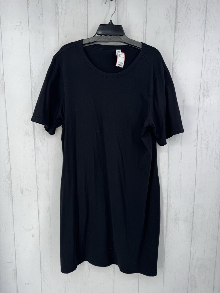 XXL crewneck s/s t-shirt dress