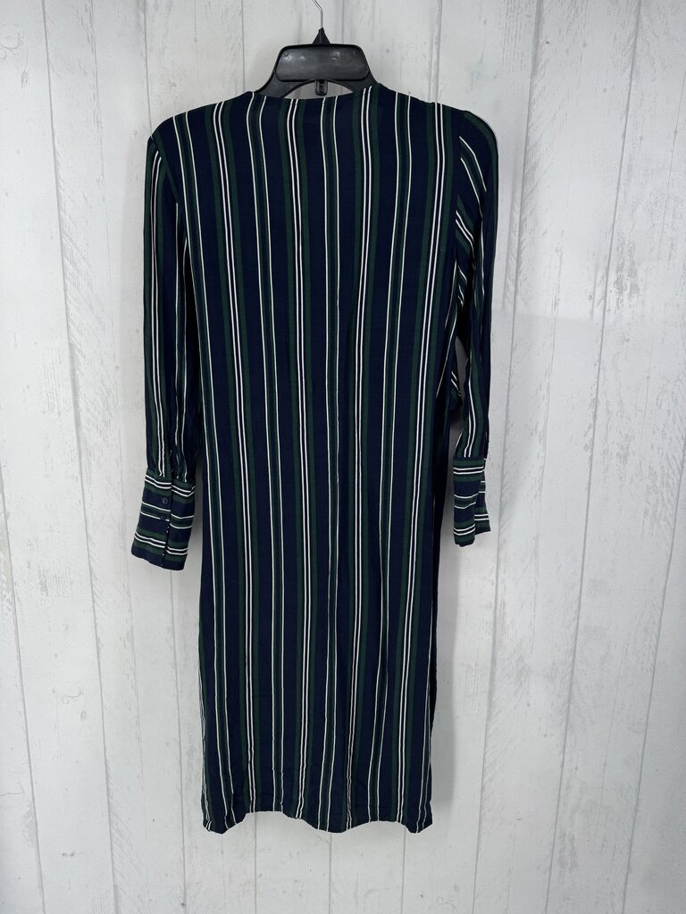 XS striped crossover l/s dress