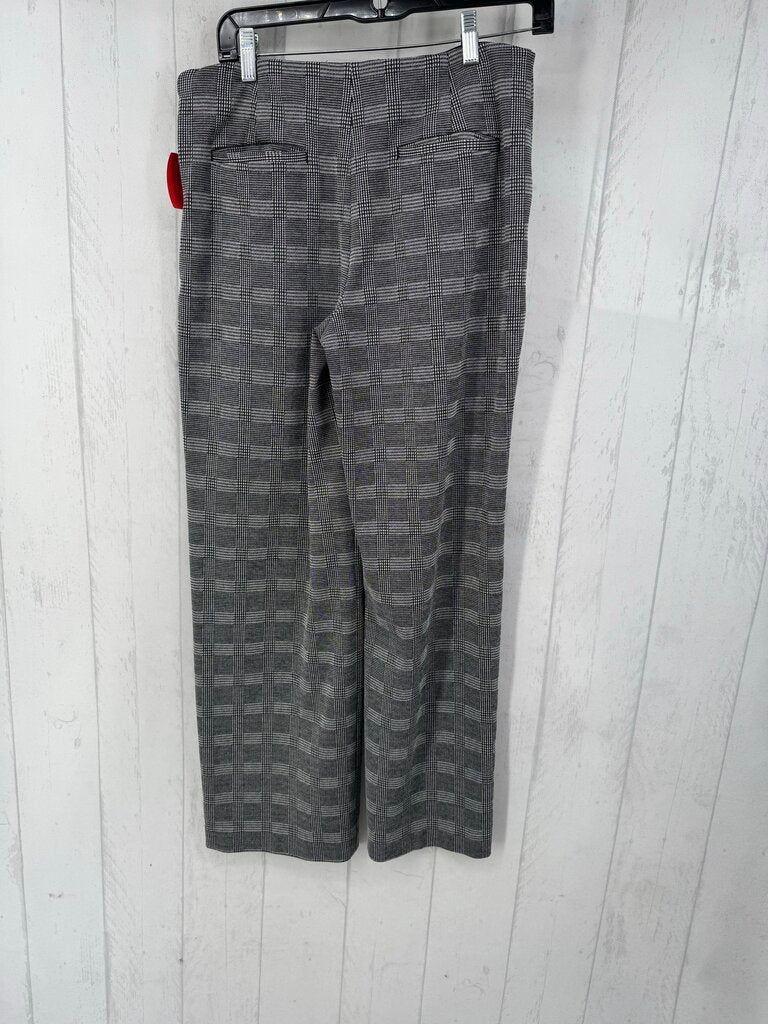 .S checkered pull-on pants