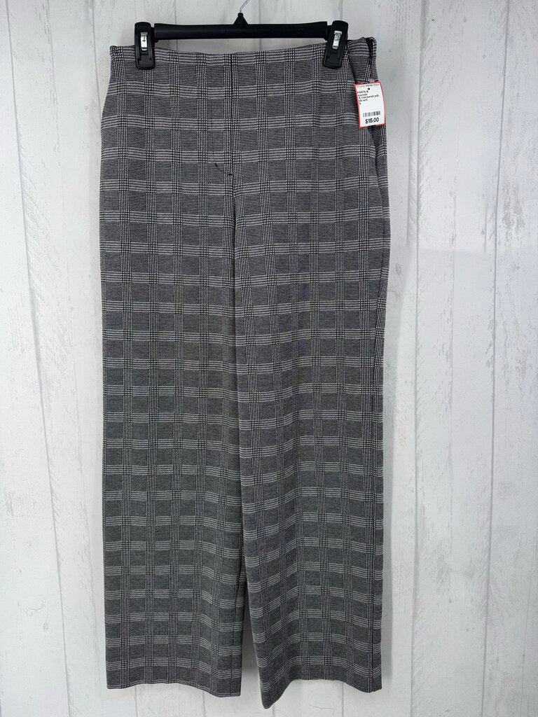 .S checkered pull-on pants