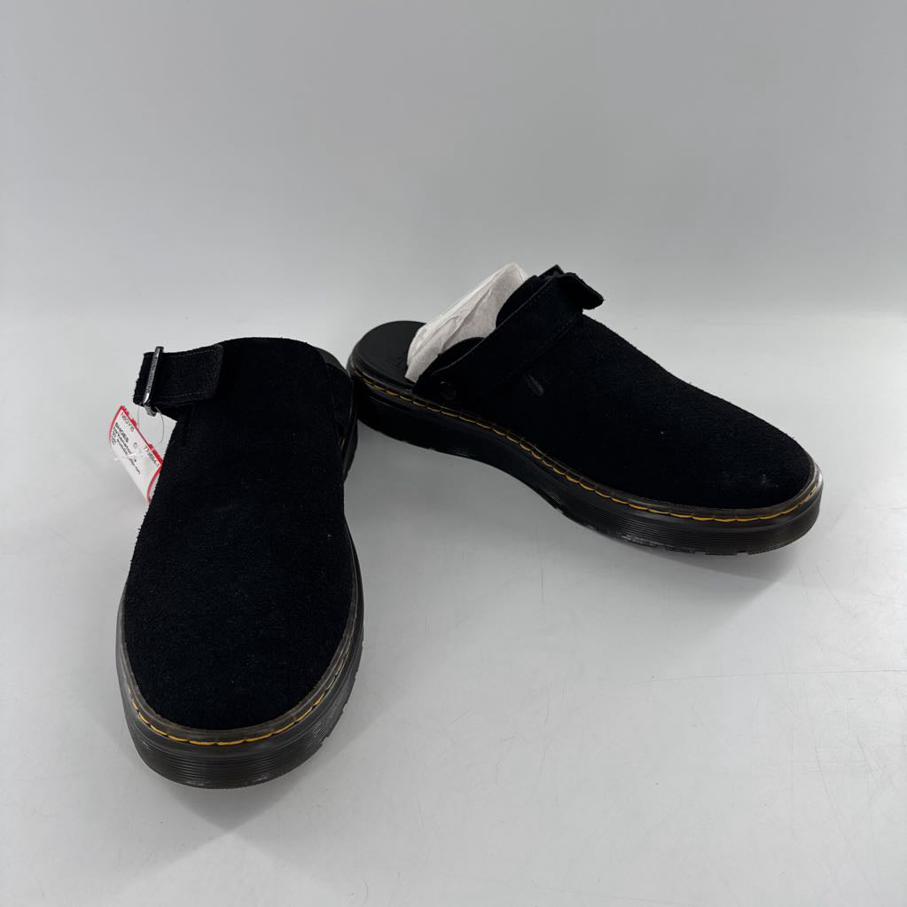 10 suede slip-on clogs