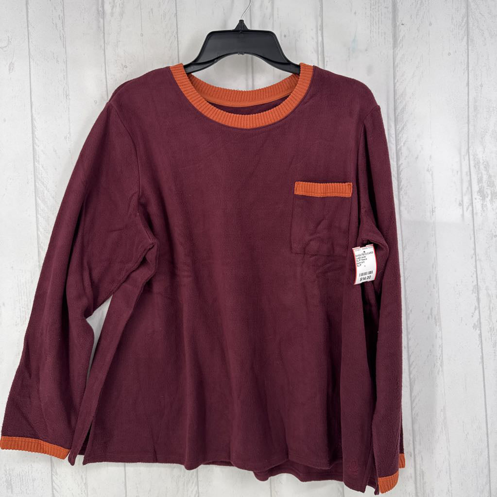 XL/P fleece crewneck