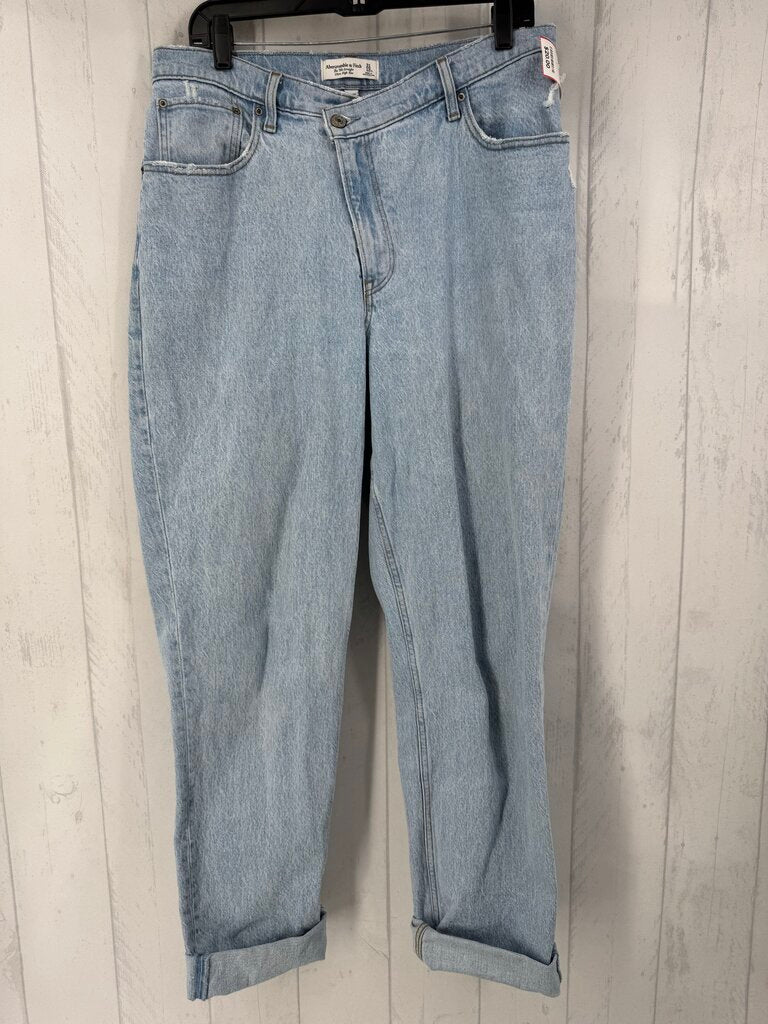 12 hi-rise straight leg jean