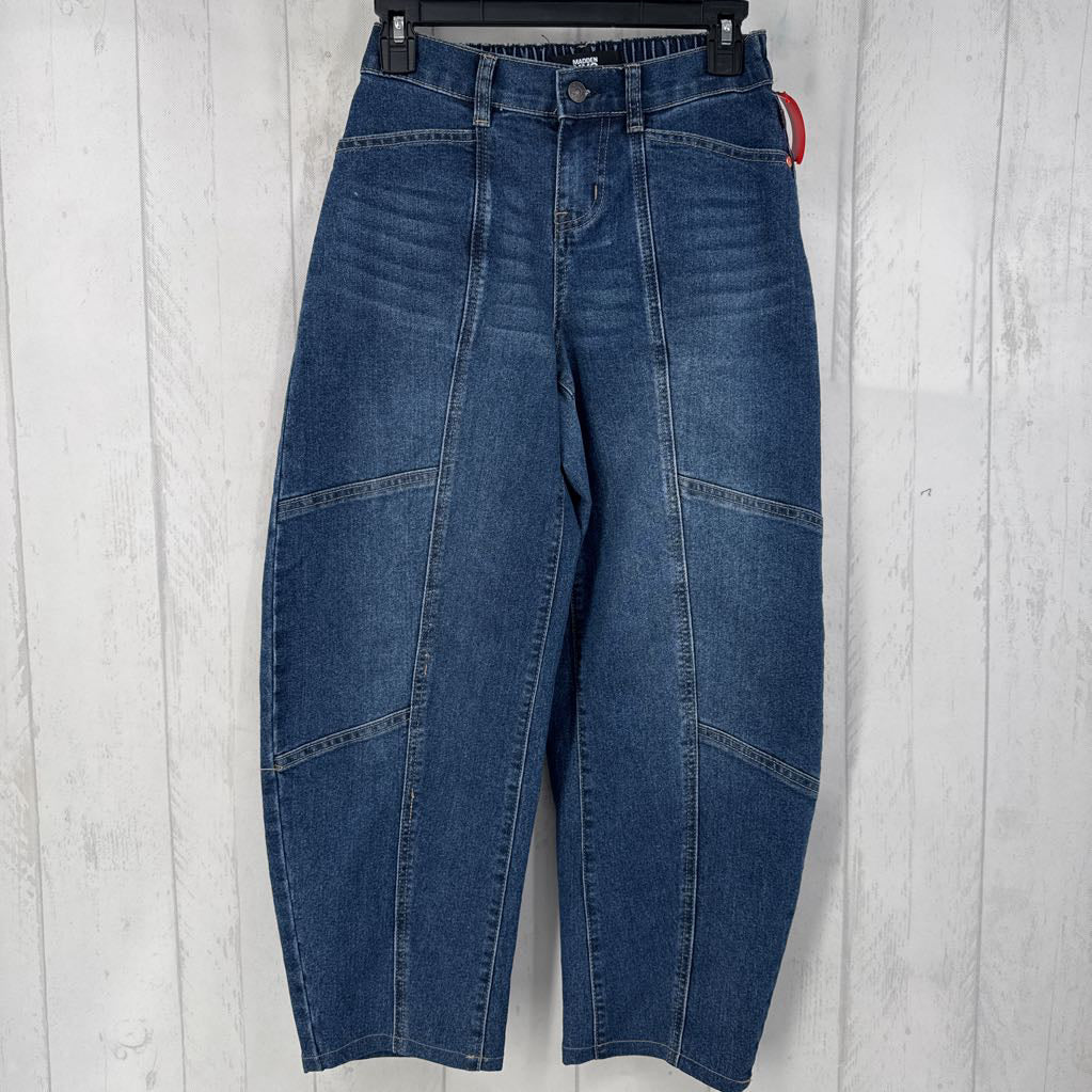 XXS pull-on wide leg jeans