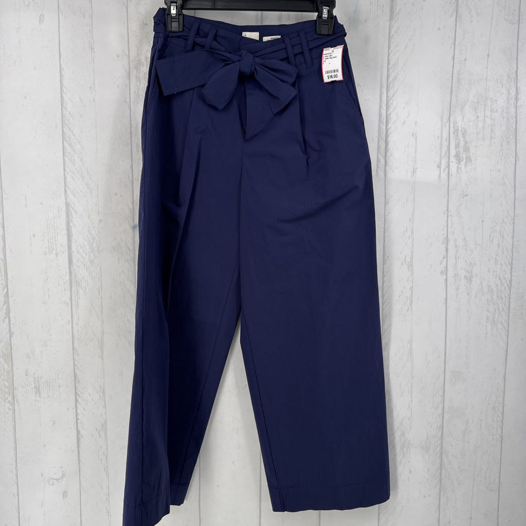 2 wide leg pant w/belt