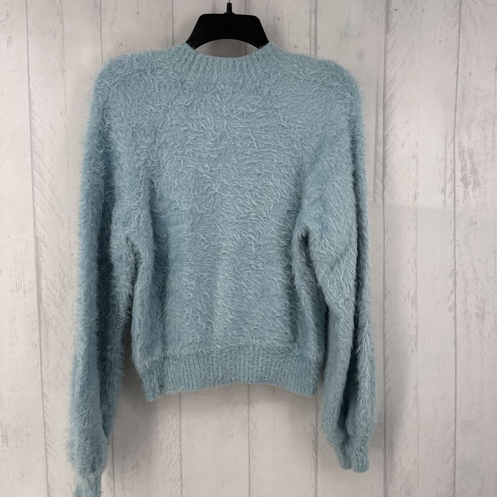 S eyelash crewneck sweater