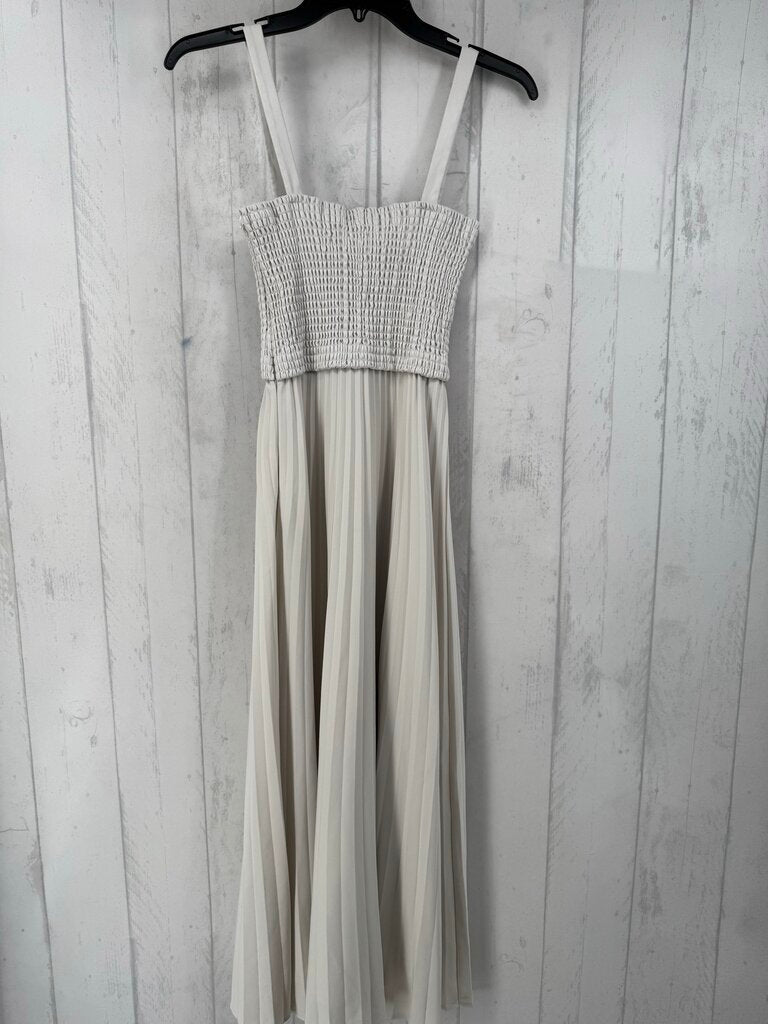 2 smocked top pleated bottom slvls dress