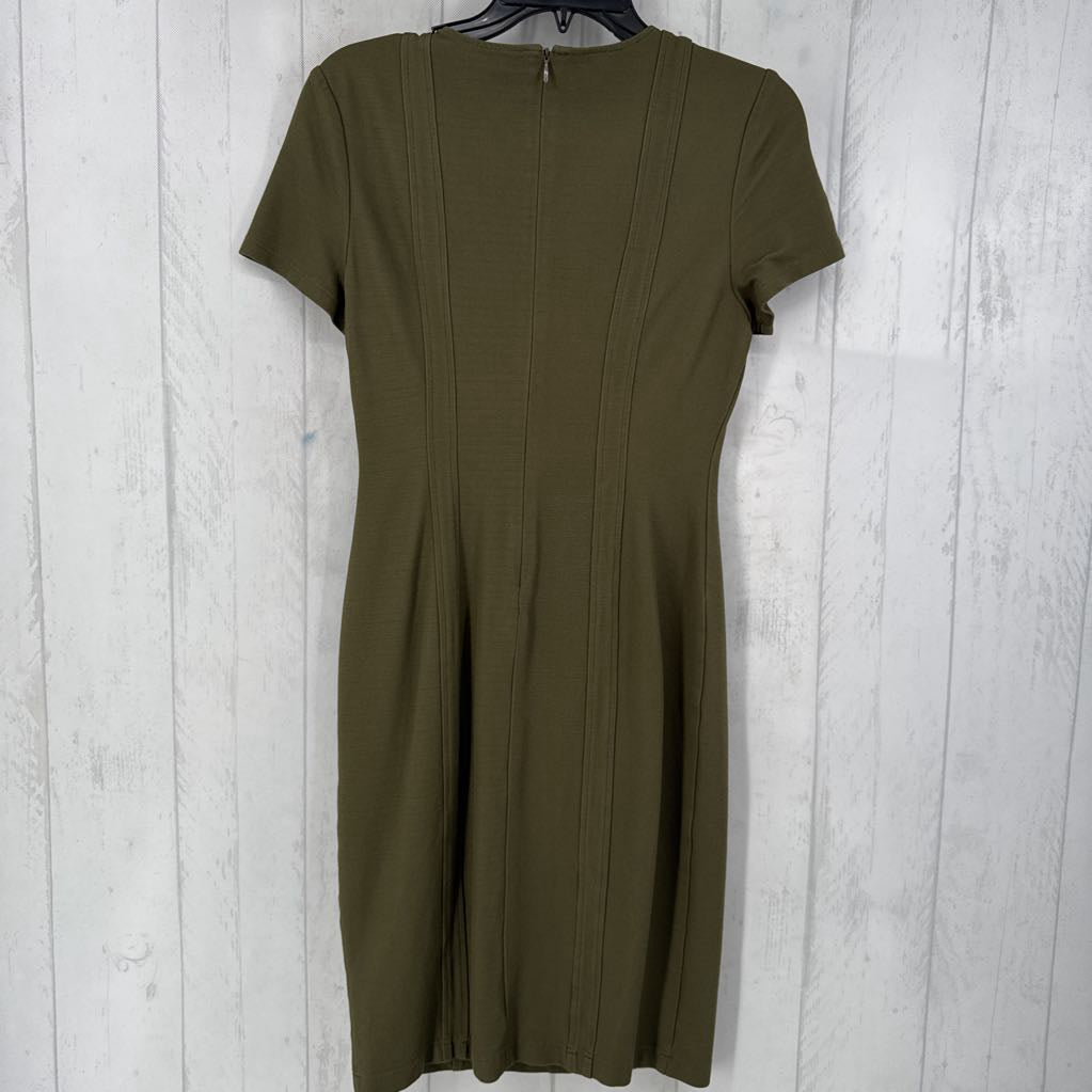 2 quarter-zip s/s dress