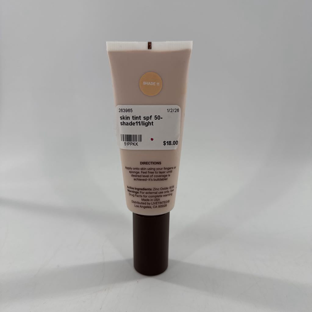 skin tint spf 50-shade11/light