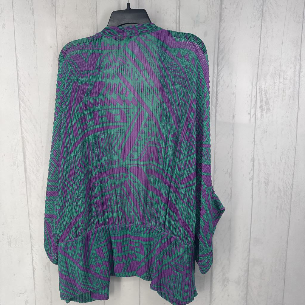 XL s/s open cardigan