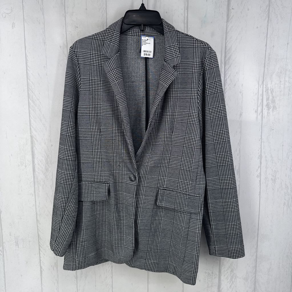 M houndstooth blazer