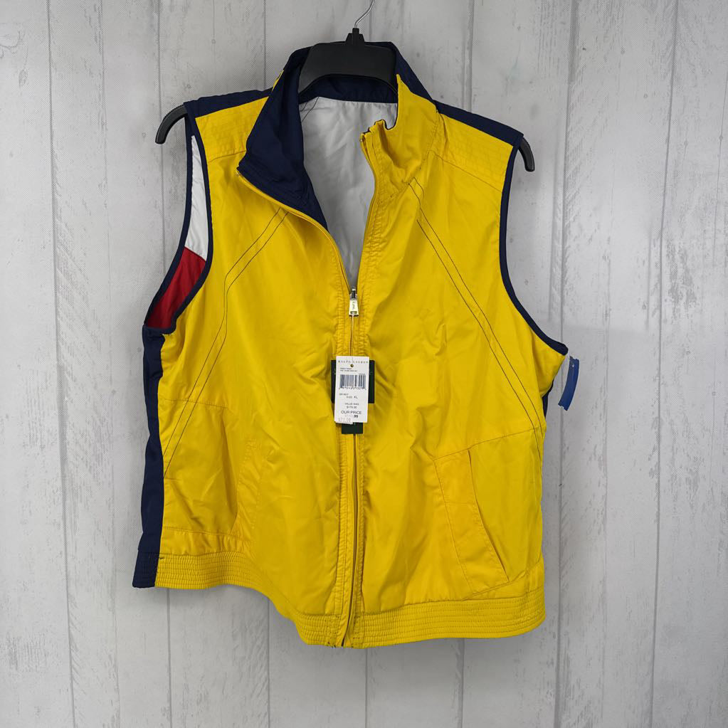 R72 XL colorblock reversible nylon vest