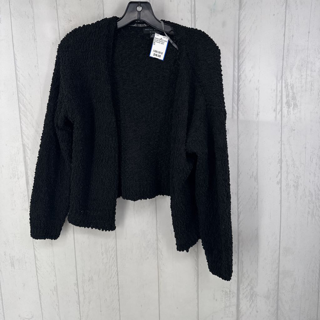 XS boucle open front cardi