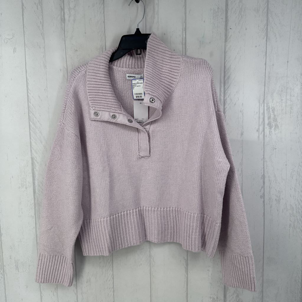 R35 XL quarter button down sweater