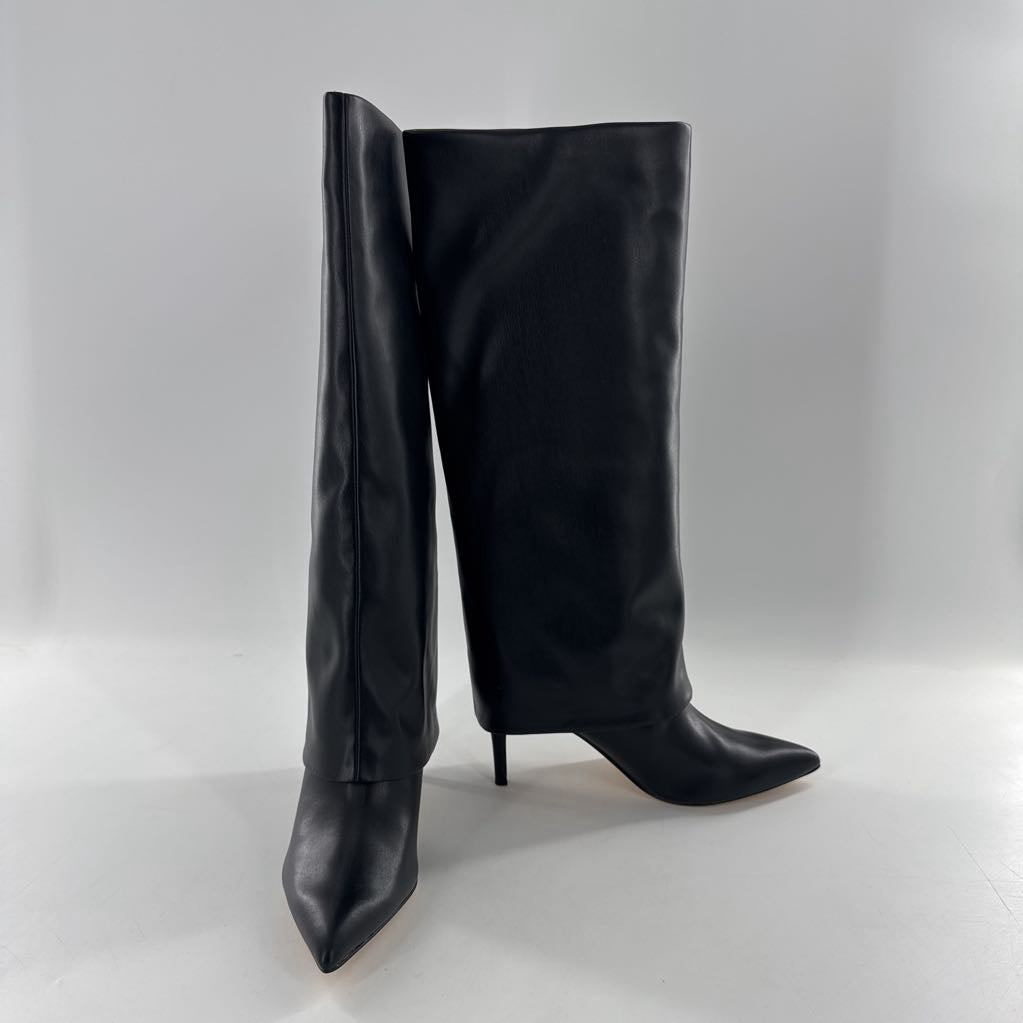 8.5 vegan leather tall boot