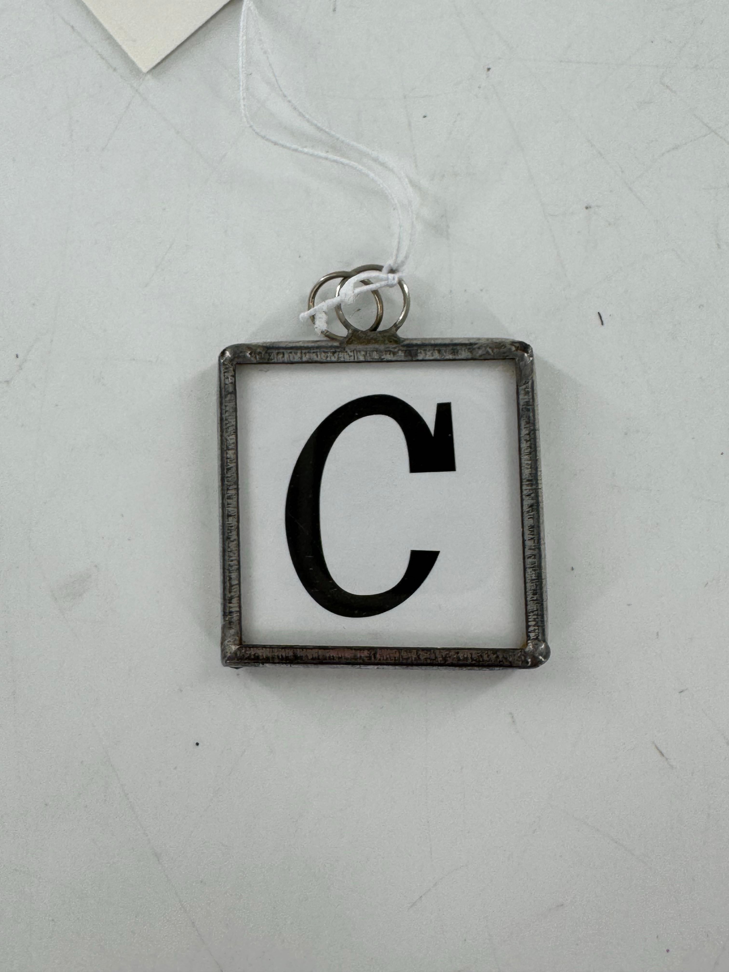 square reversable pendant martini glass/C