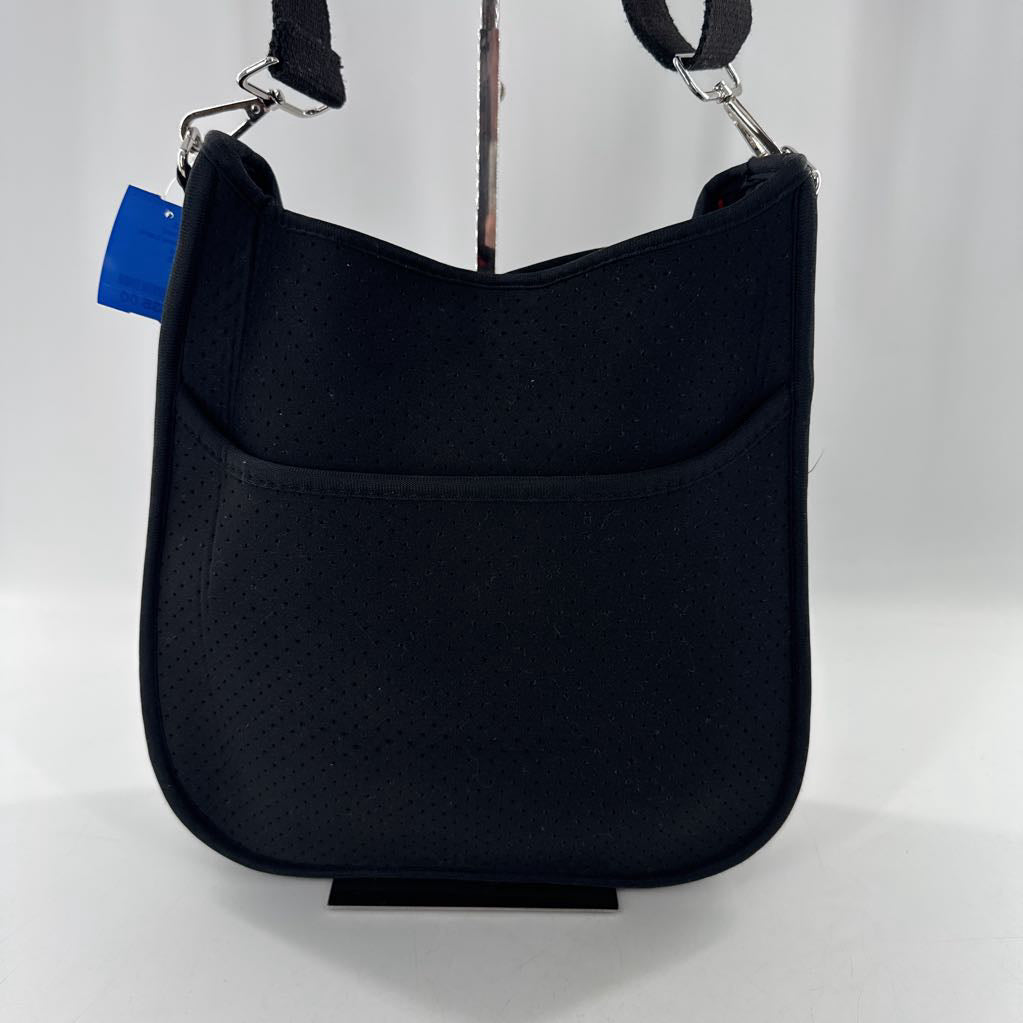 neoprene camo stripe messenger crossbody