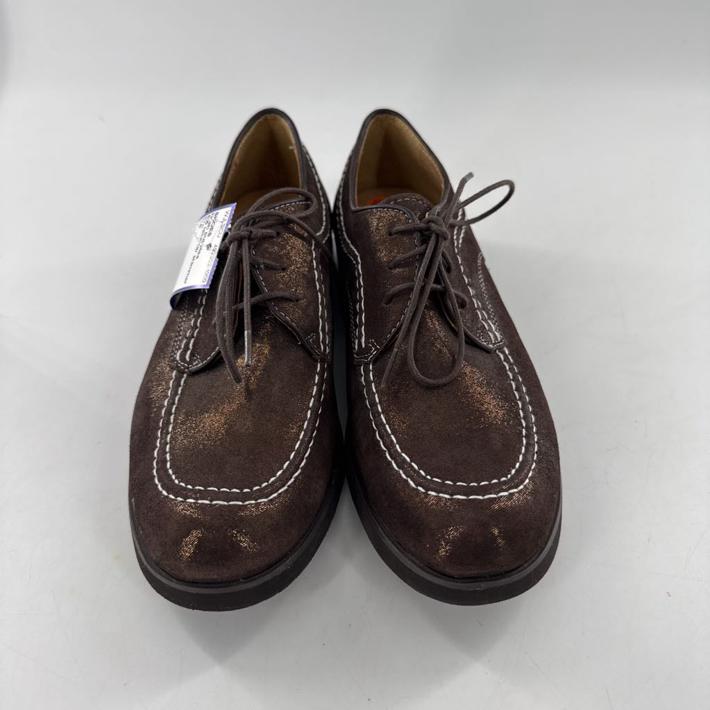 8.5 lace-up shimmer loafer