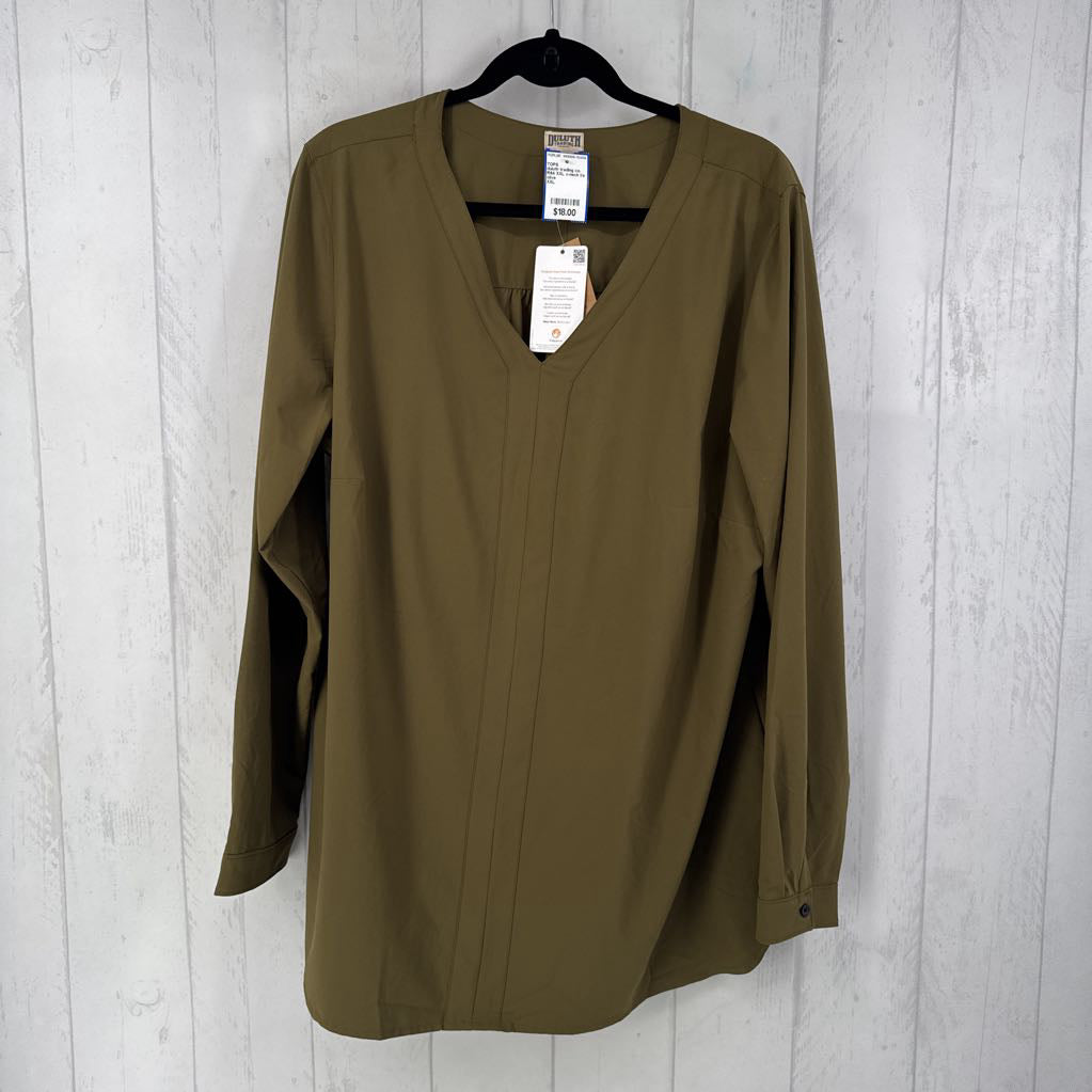 R64 XXL v-neck l/s tunic