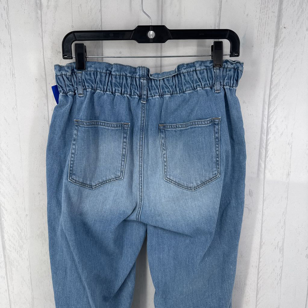 M paperbag waist jean straight leg jean