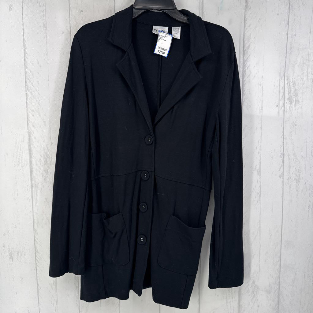 M knit blazer