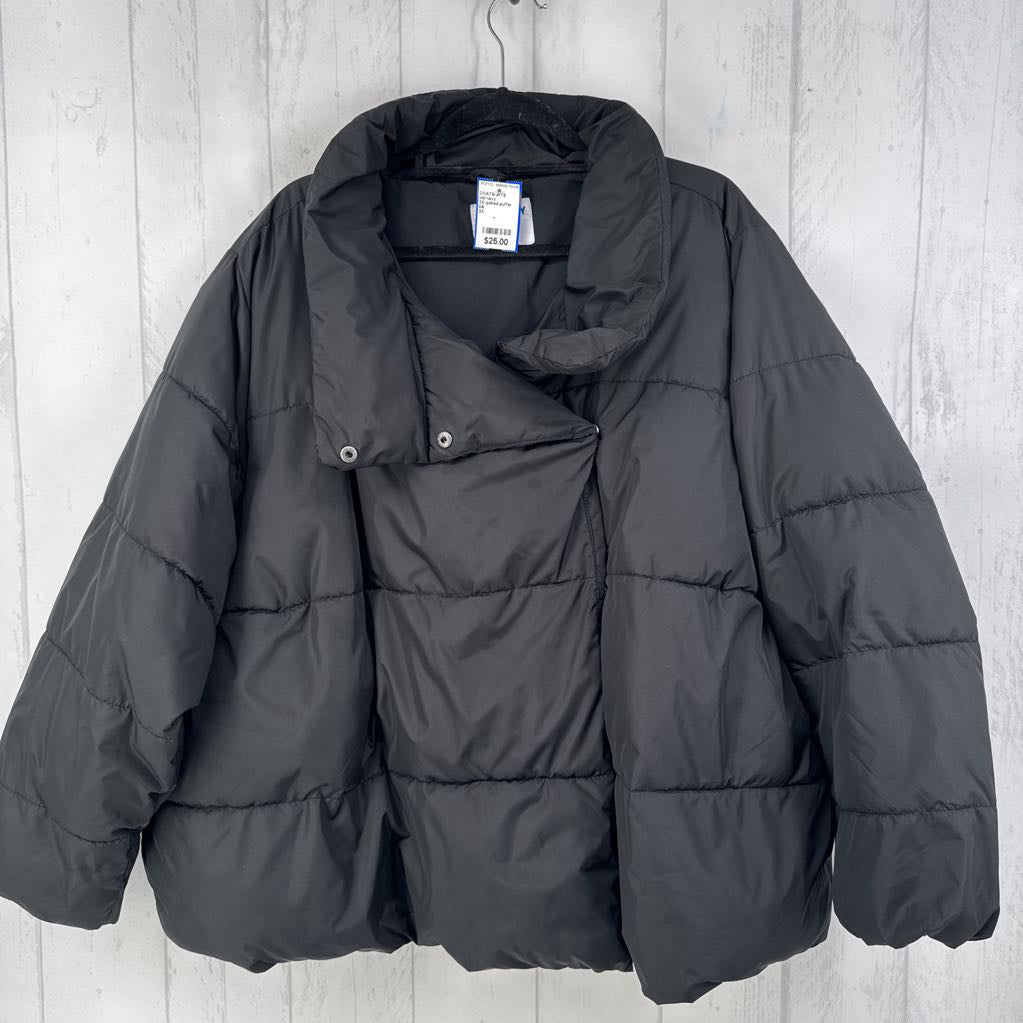 2X quilted puffer coat