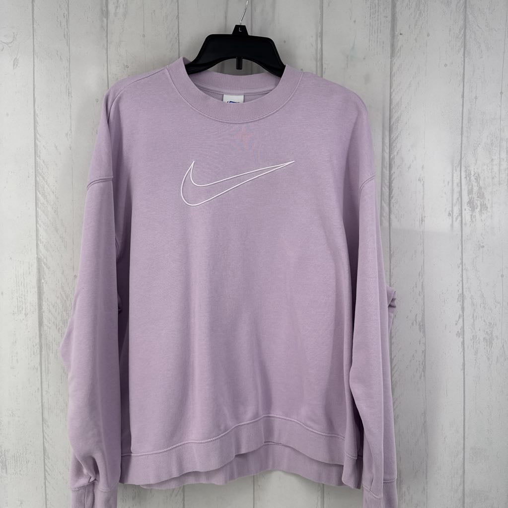 L logo crewneck sweatshirt