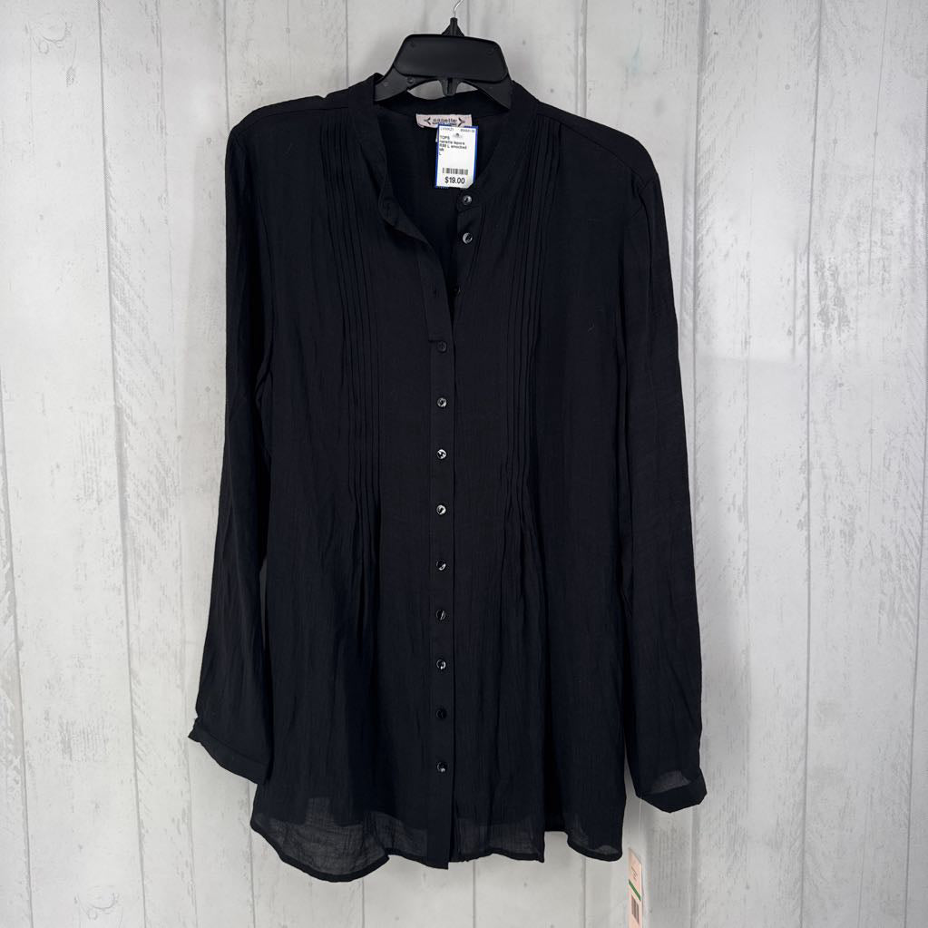R58 L smocked button down l/s tunic