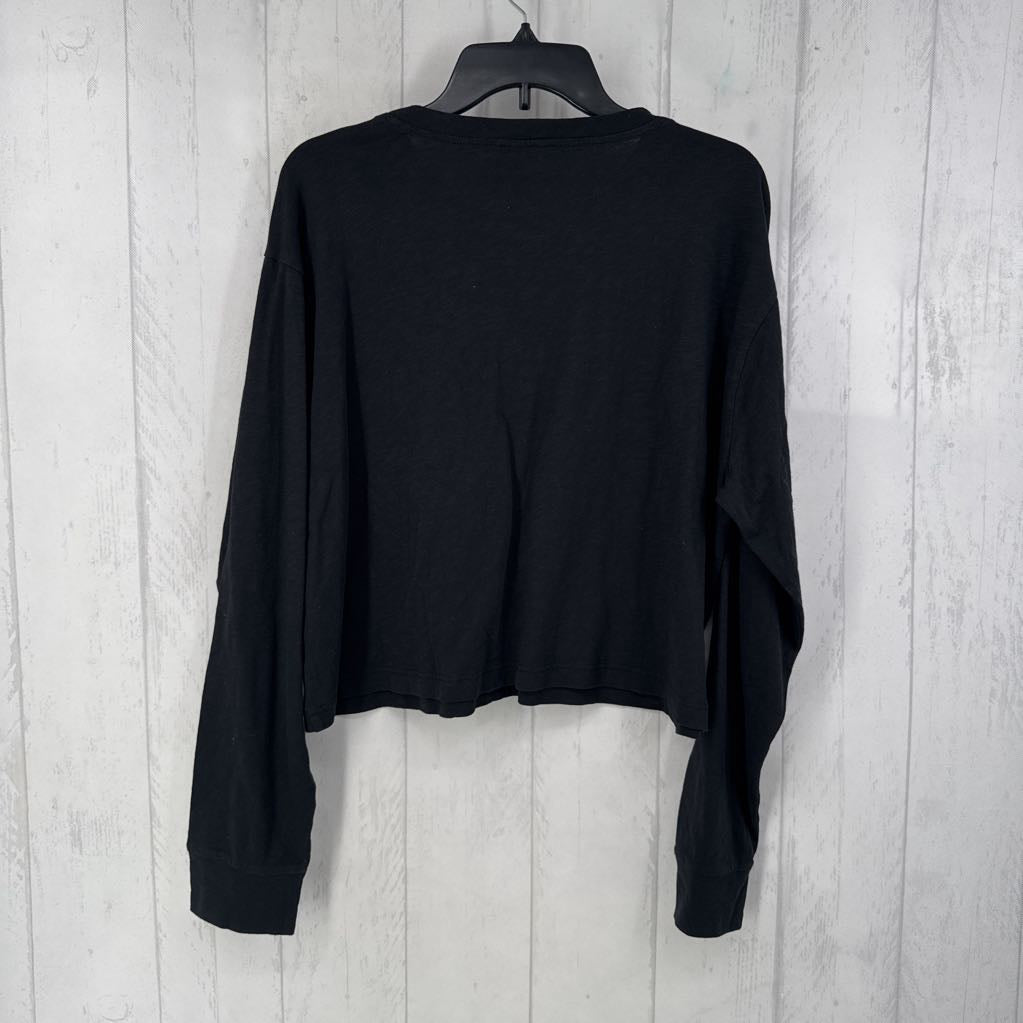 R40 XL crop crewneck l/s tee