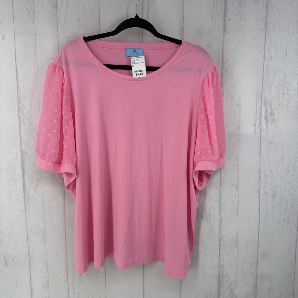 3x tectured slv top