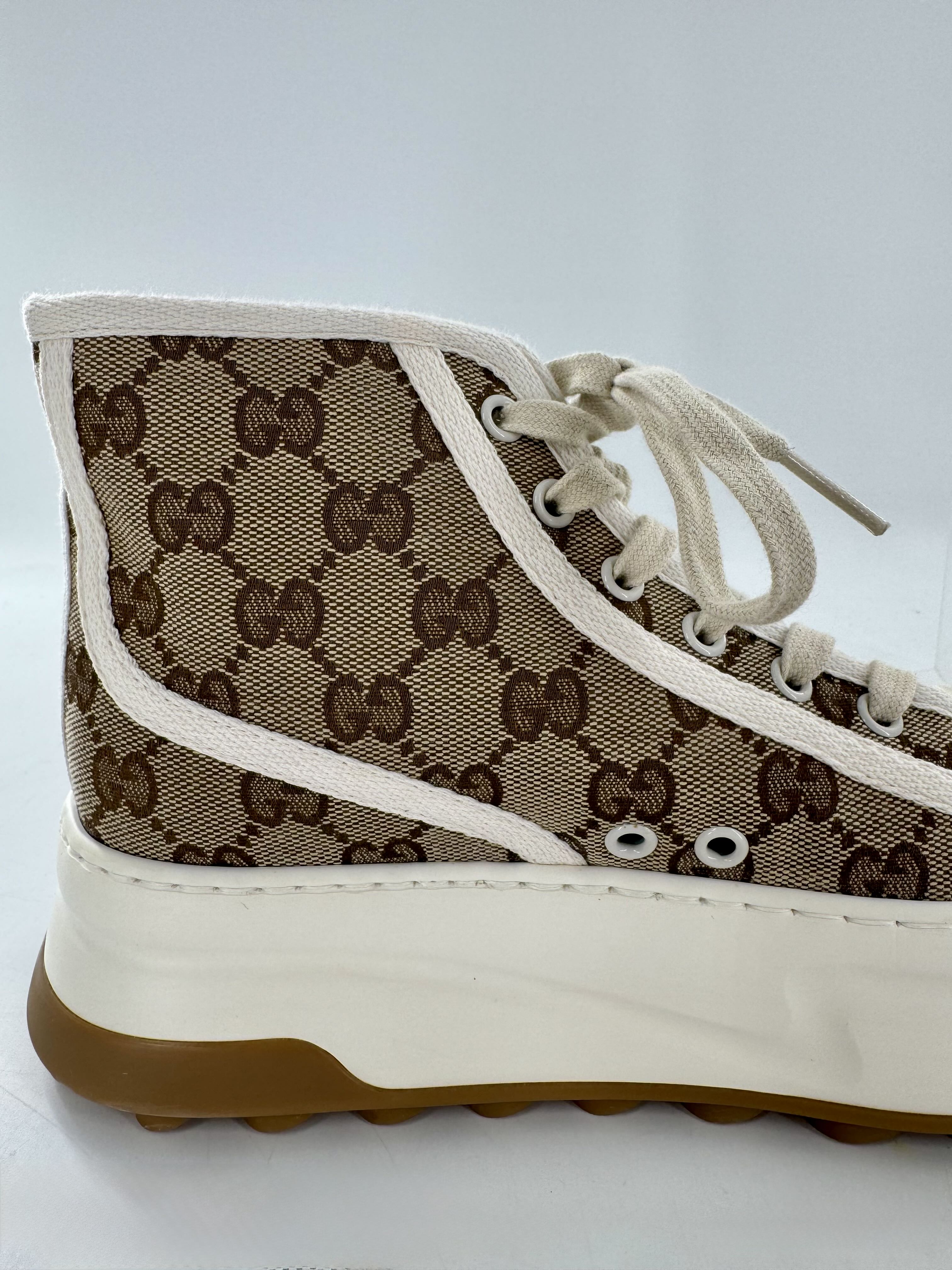 Gucci Tennis 1977 High-Top Canvas Sneakers