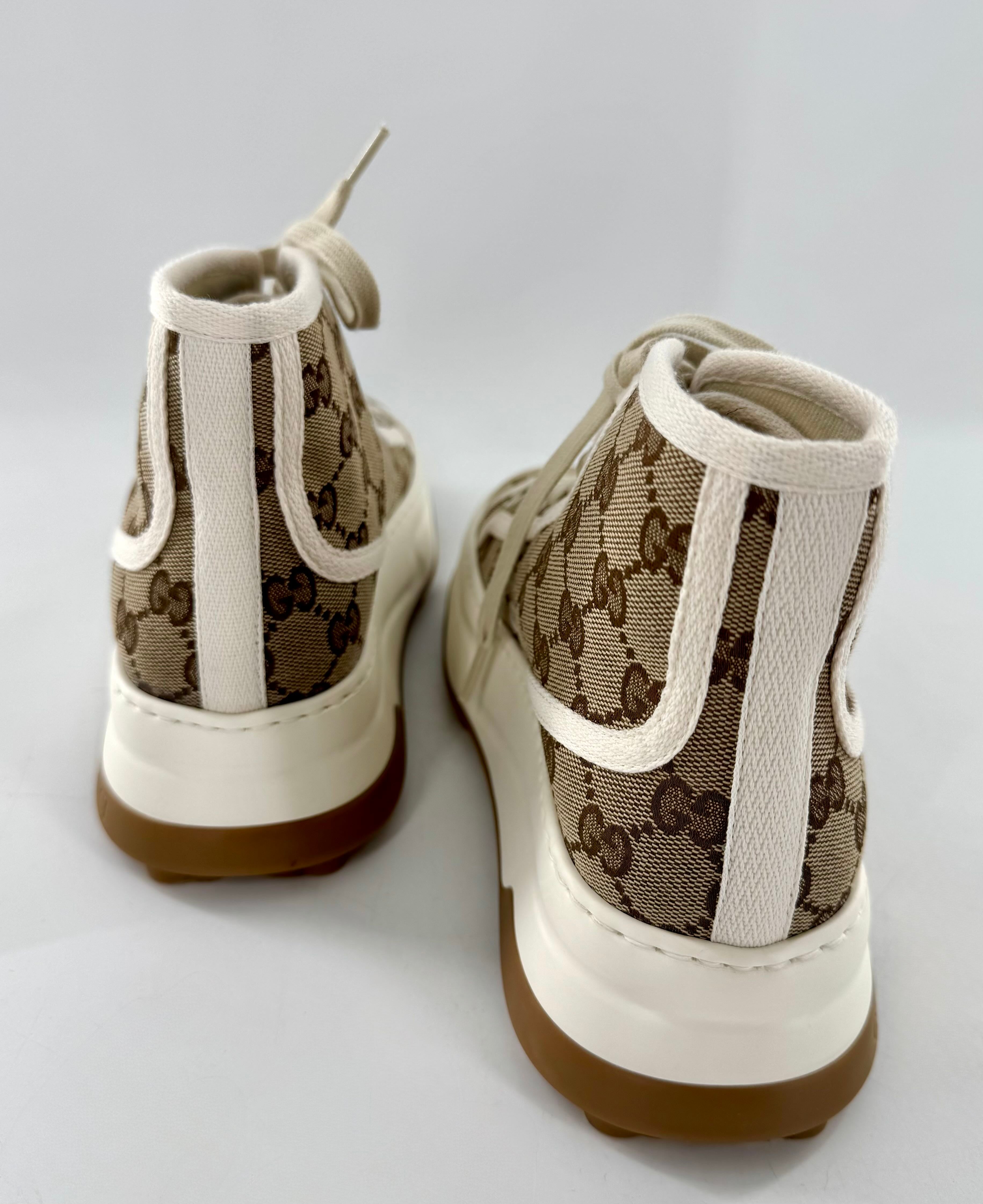 Gucci Tennis 1977 High-Top Canvas Sneakers