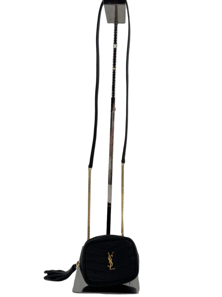 Saint Laurent Grain De Poudre Matelasse Monogram Baby Lou Camera Bag