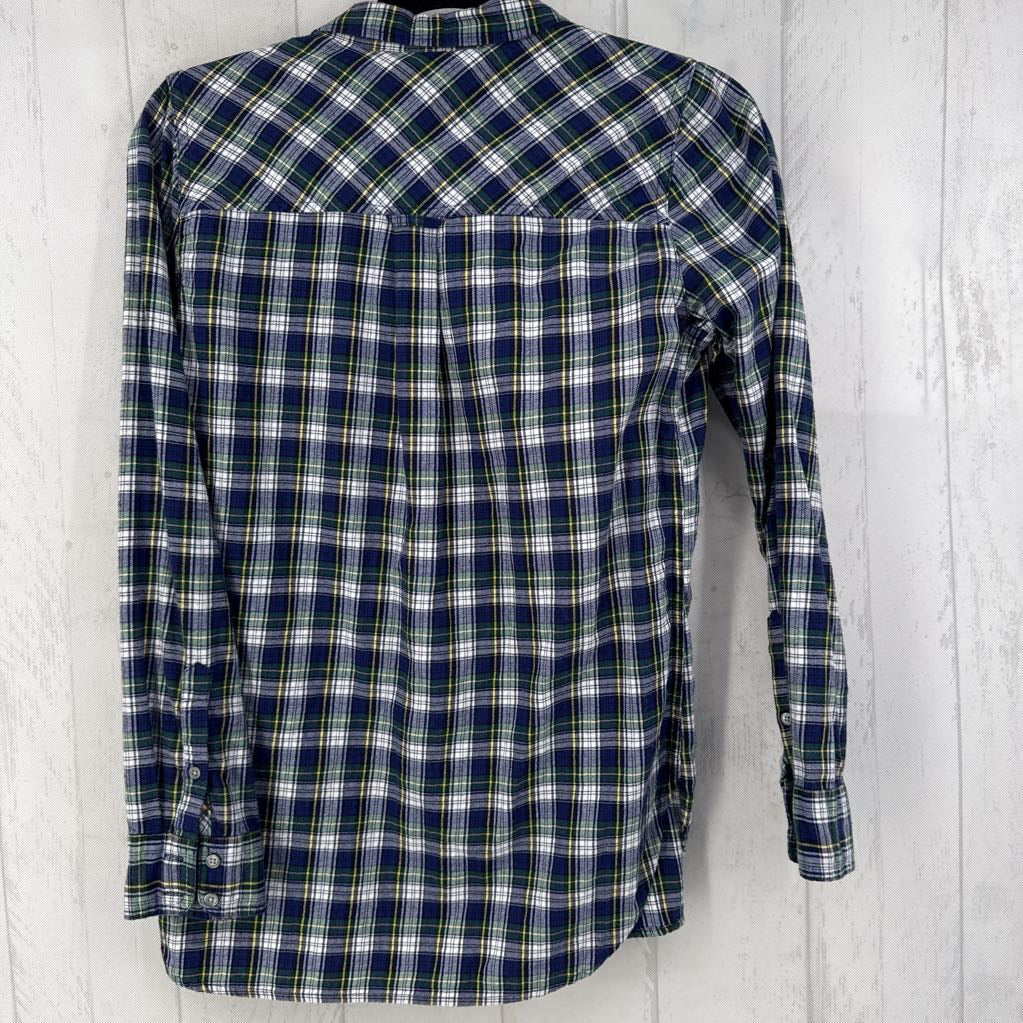 4 plaid button down l/s top